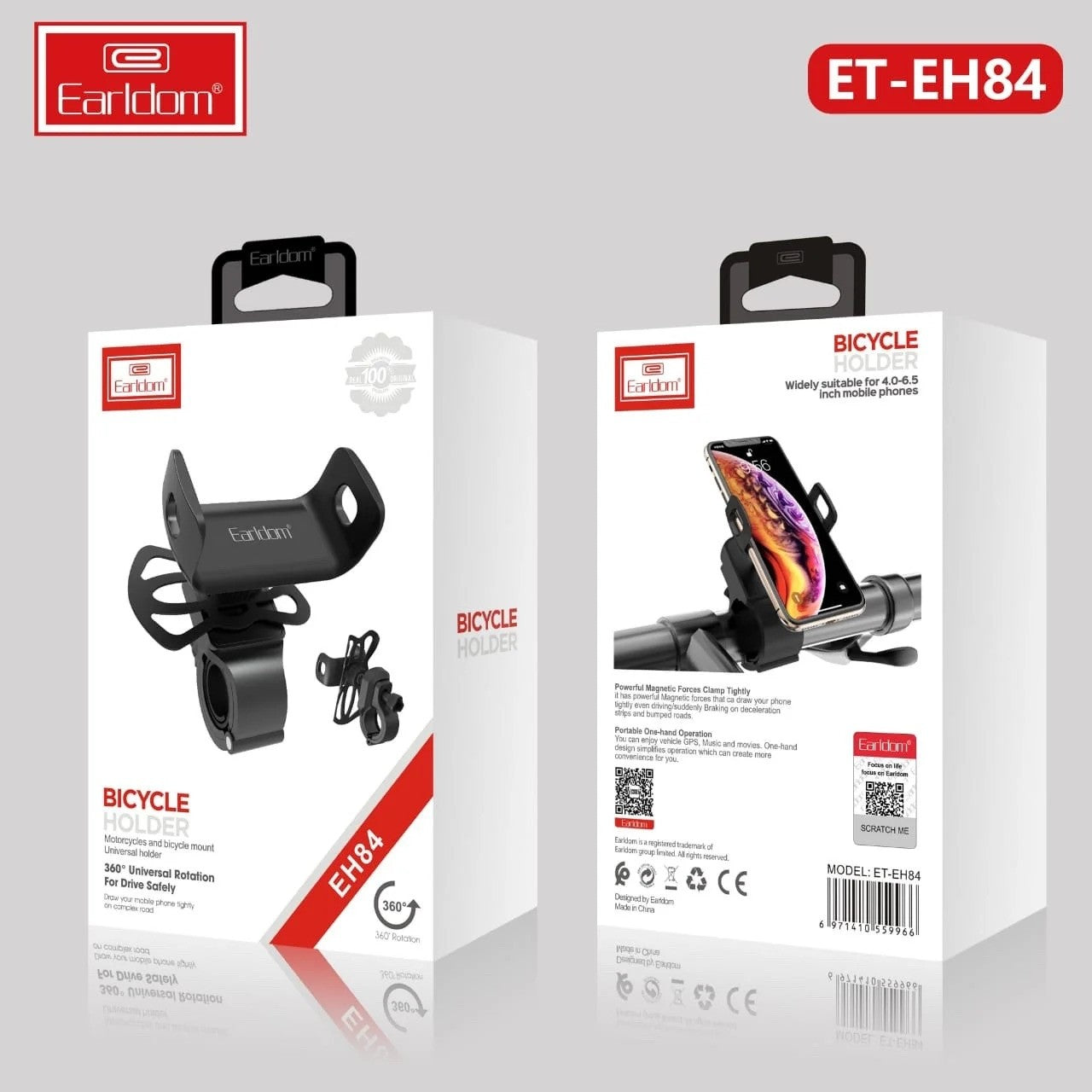 Earldom  360°Universal Holder For Motorcycle And Bicycle Mount Earldom  360°Universal Holder For Motorcycle And Bicycle Mount